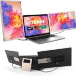 Portable Triple Monitor , Laptop Screen Extender， Laptop Monitor Extender