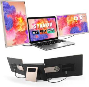 Portable Triple Monitor , Laptop Screen Extender， Laptop Monitor Extender