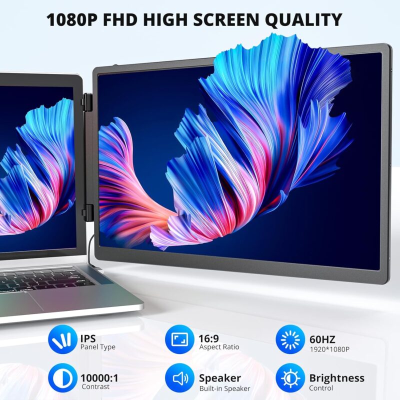 Triple portable display