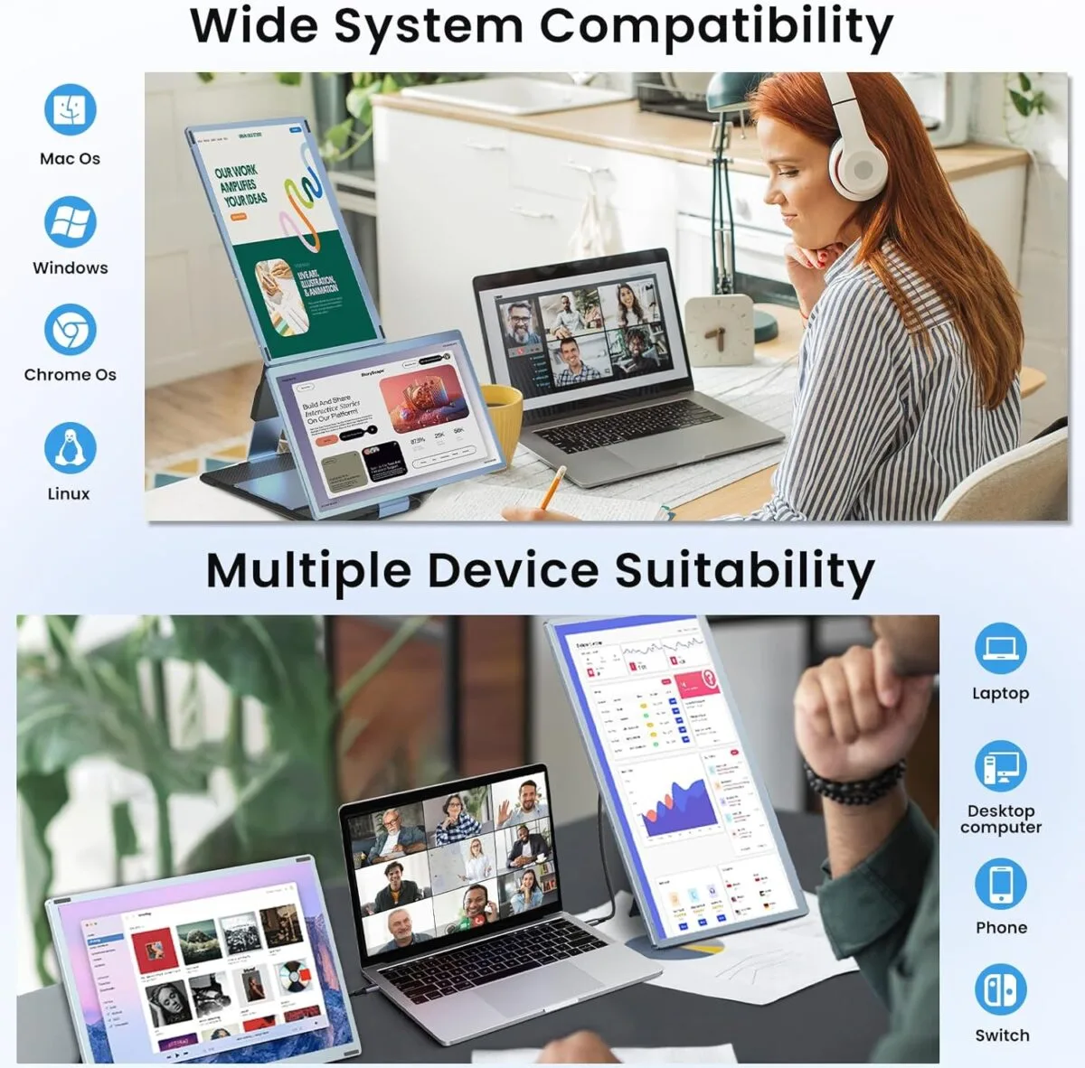 (portable screens)